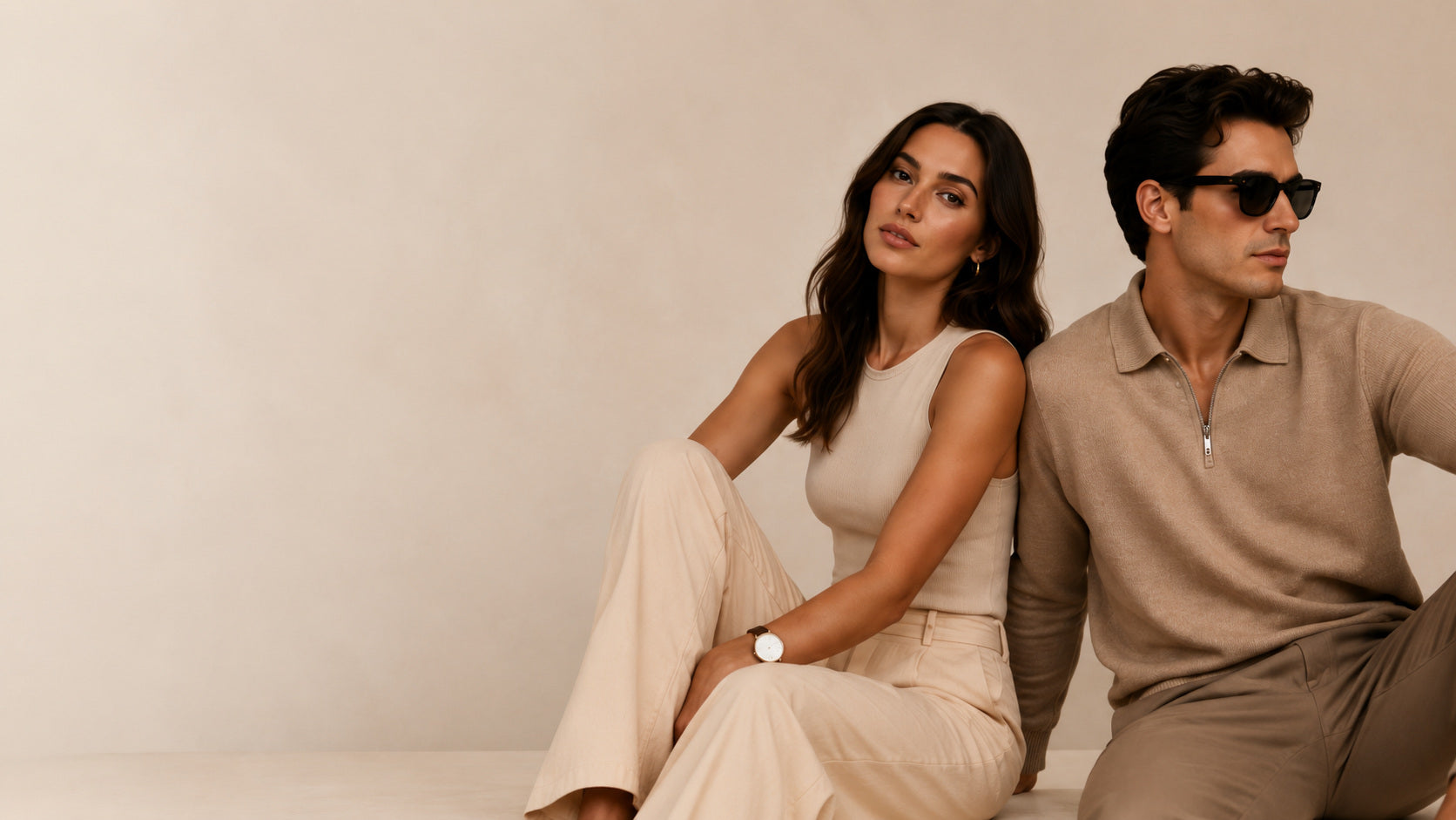 AMBRIK neutral fashion editorial